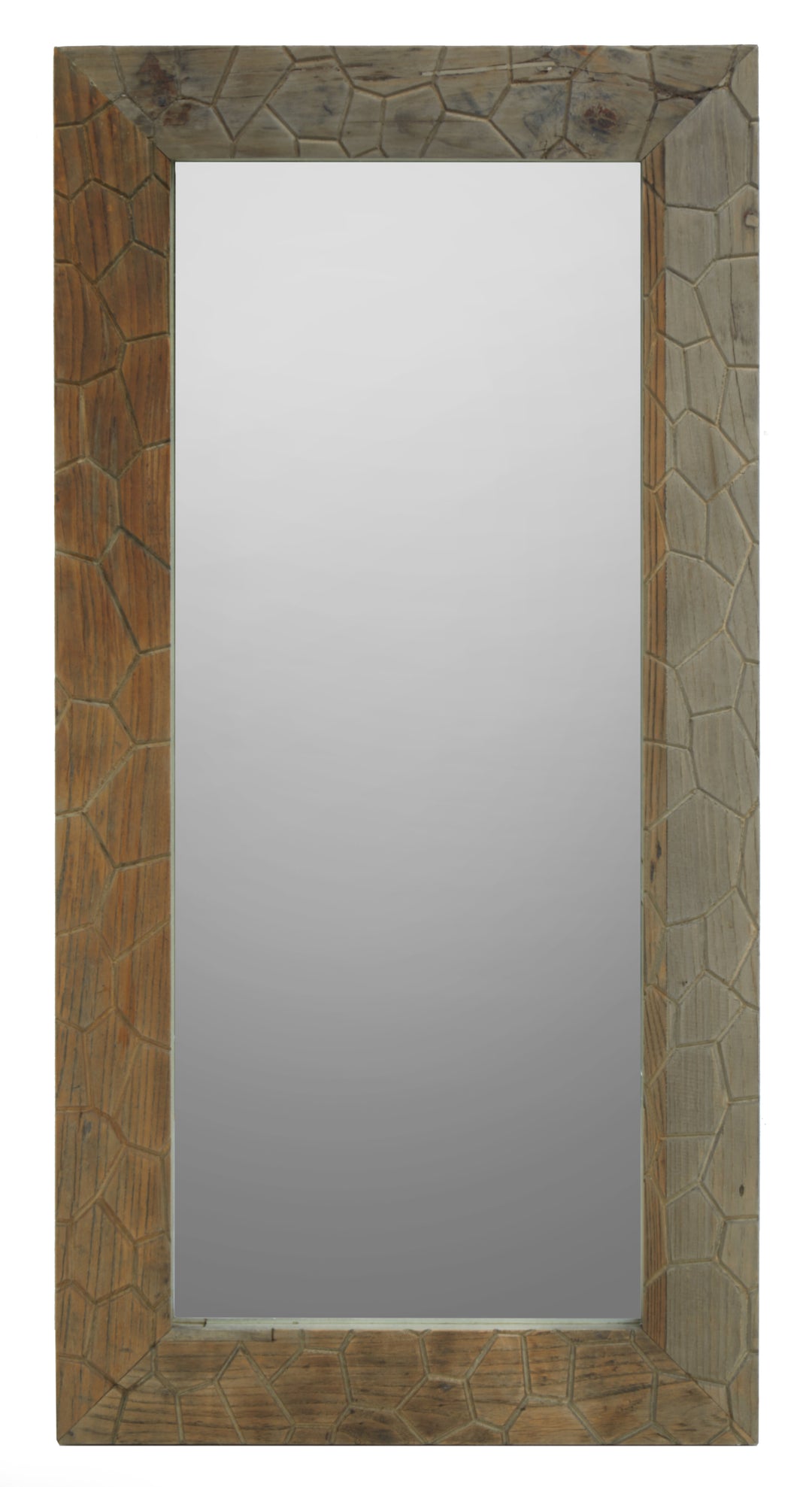 Malay Wall Mirror with Decorative Frame Design