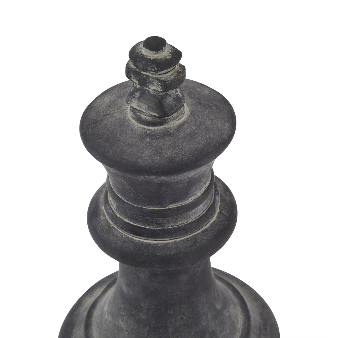 Amalfi-Grey-King-Chess-Piece