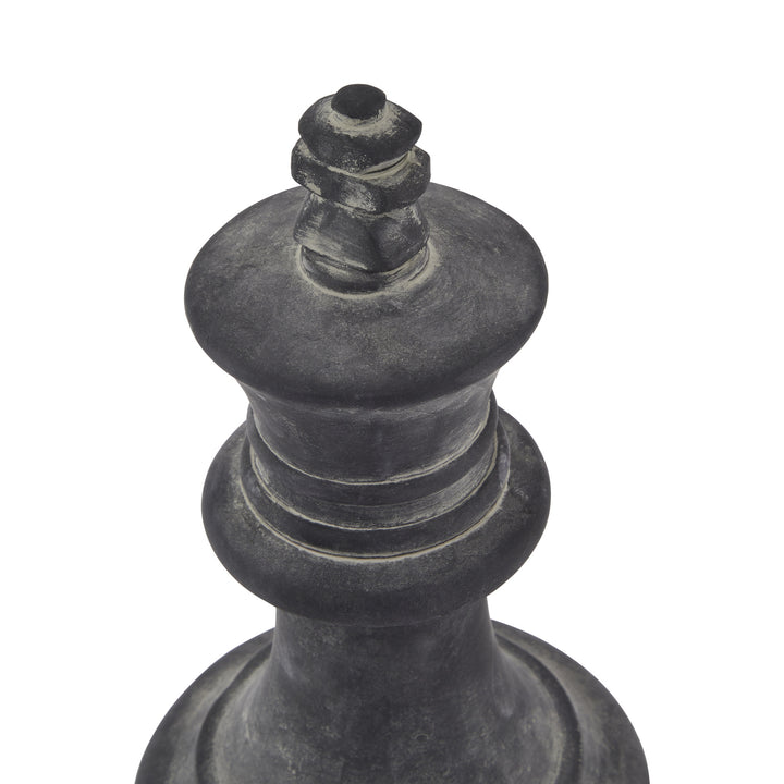 Amalfi-Grey-King-Chess-Piece
