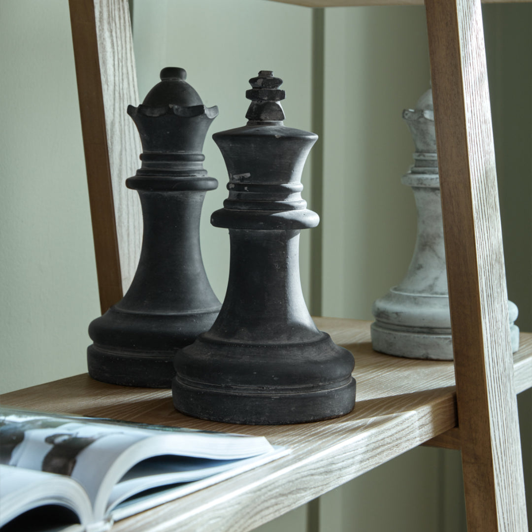 Amalfi-Grey-King-Chess-Piece