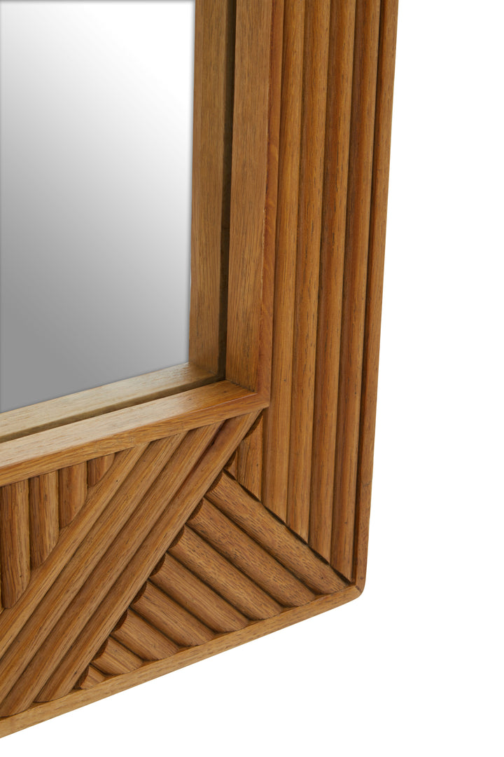 Jakara Natural Floor Mirror