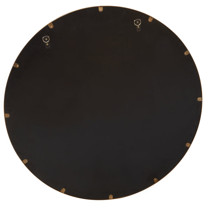 Grenoble Round Wall Mirror with Gold Finish Frame