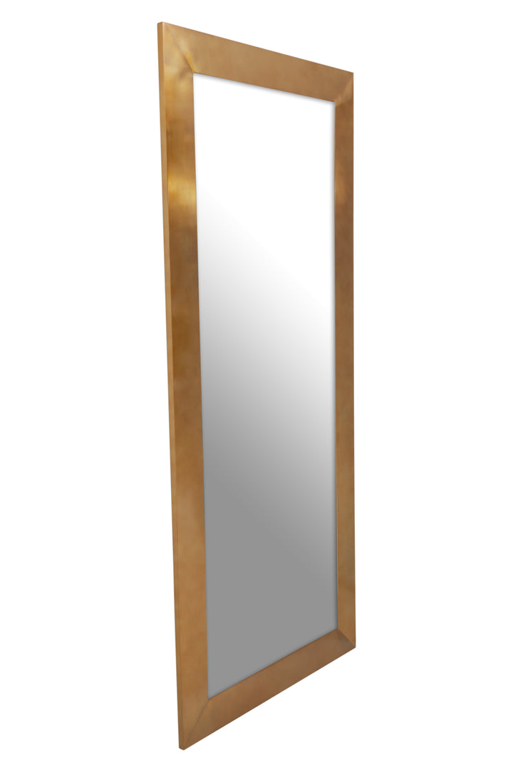Grenoble Rectangular Wall Mirror with Gold Finish Frame