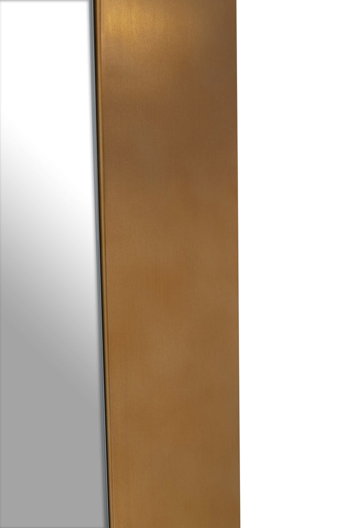 Grenoble Rectangular Wall Mirror with Gold Finish Frame