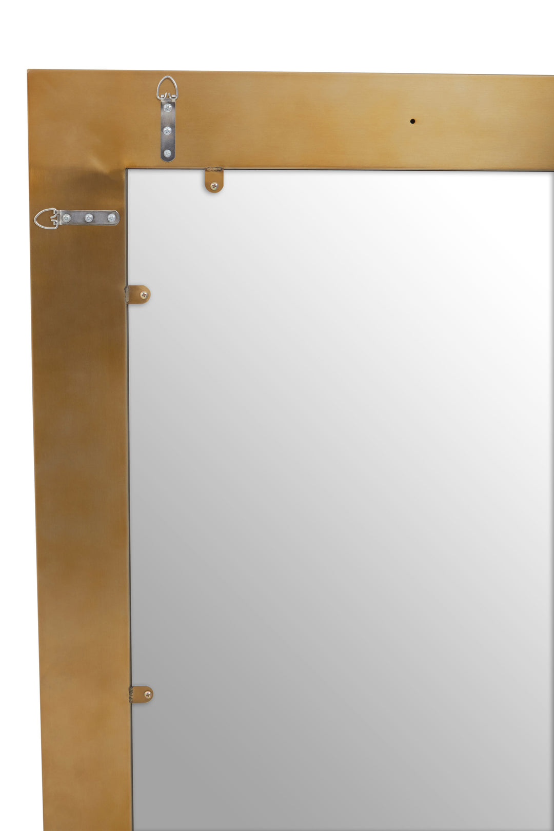 Grenoble Rectangular Wall Mirror with Gold Finish Frame