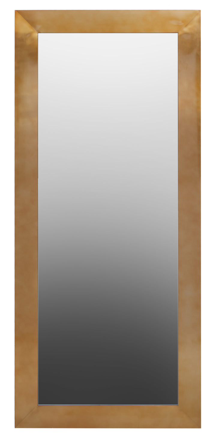Grenoble Rectangular Wall Mirror with Gold Finish Frame