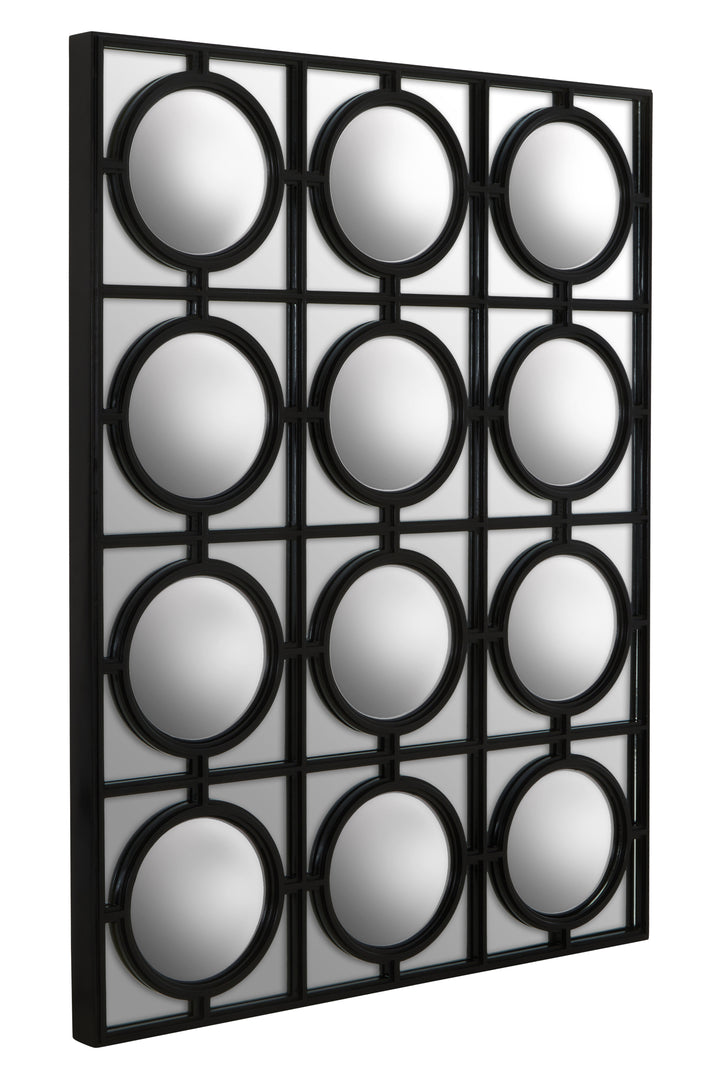 Telese Black Decorative Wall Mirror