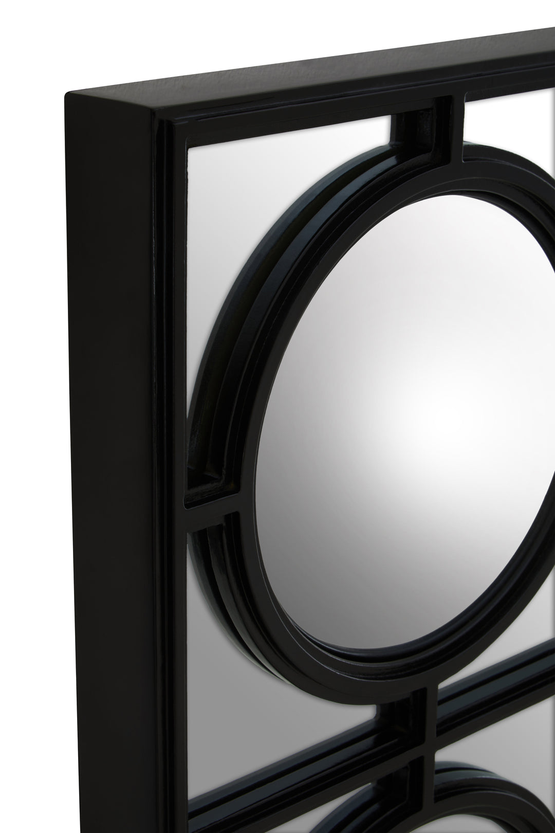 Telese Black Decorative Wall Mirror