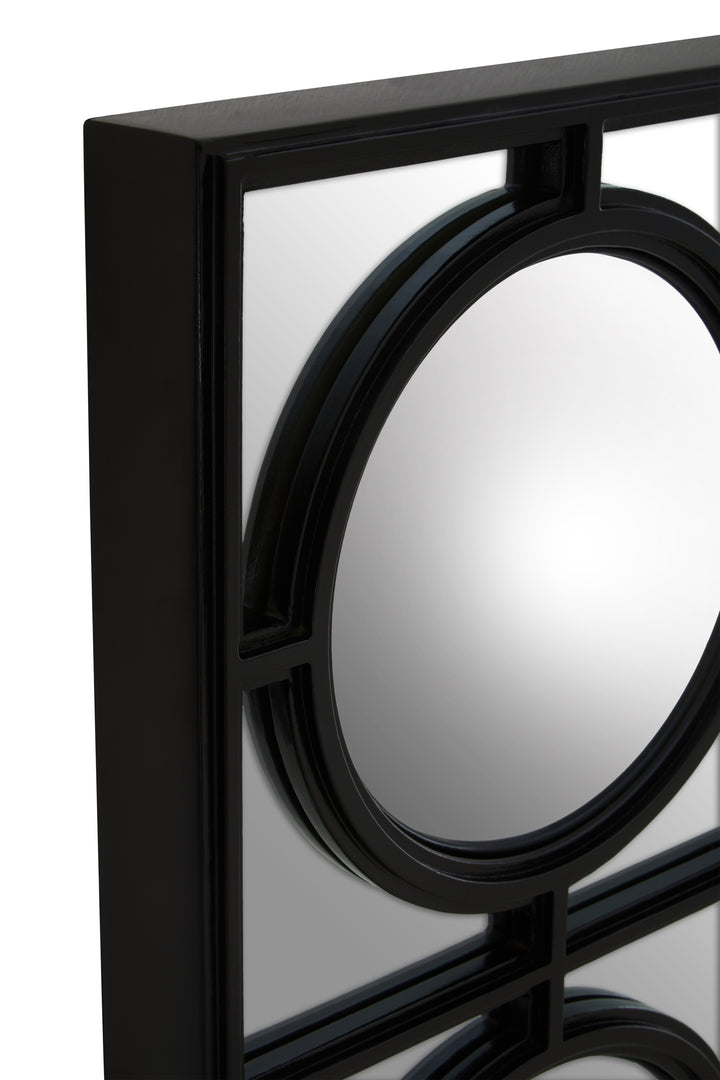 Telese Black Decorative Wall Mirror