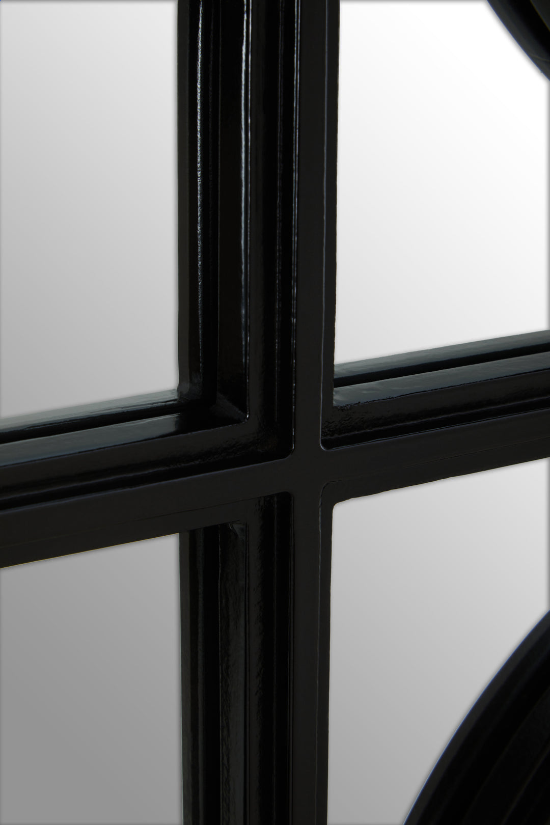 Telese Black Decorative Wall Mirror