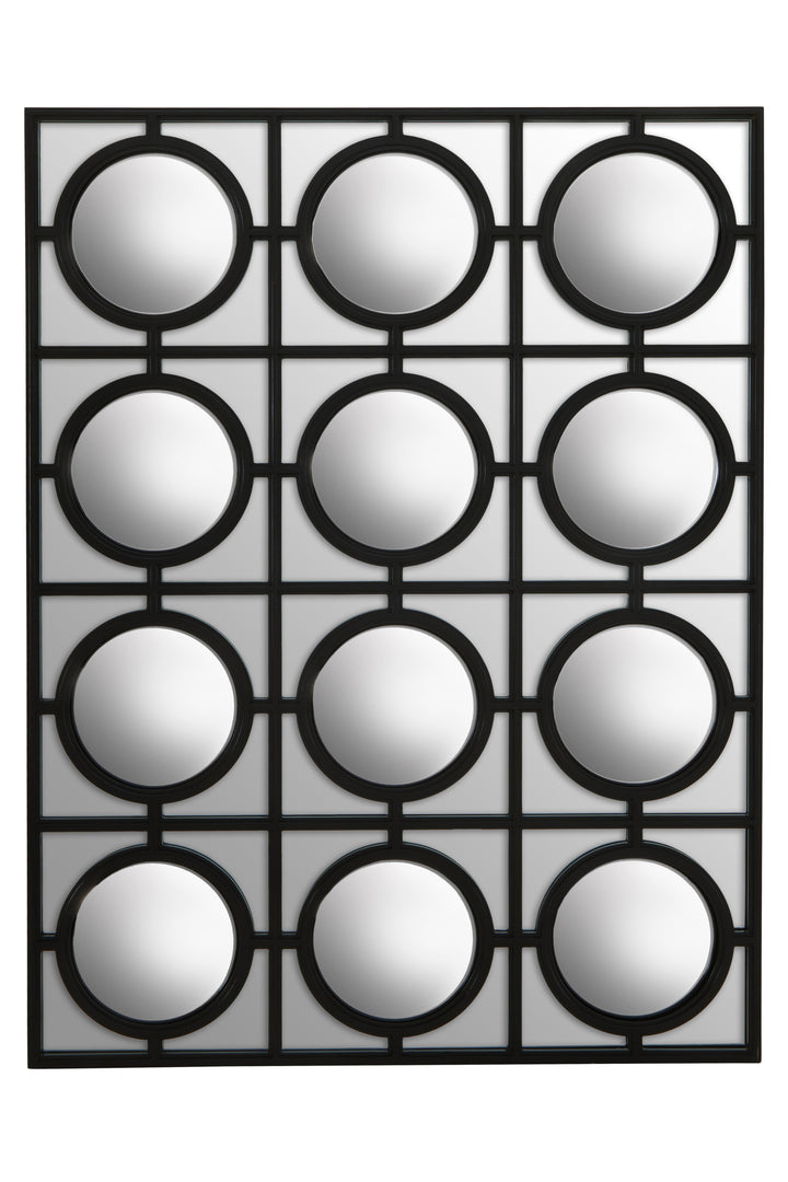 Telese Black Decorative Wall Mirror