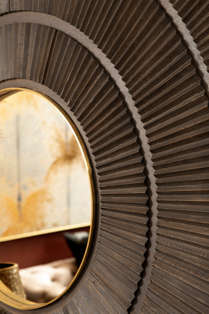 Sadri Wall Mirror with Mango Wood Frame
