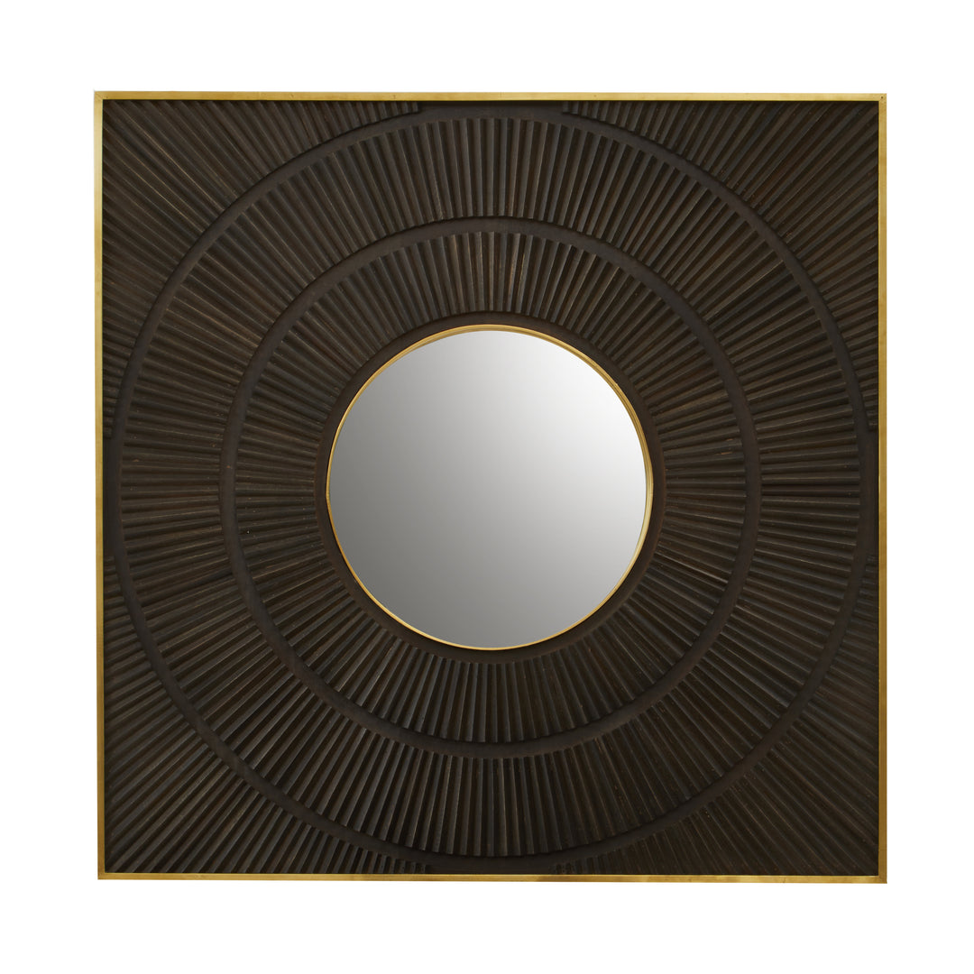 Sadri Wall Mirror with Mango Wood Frame