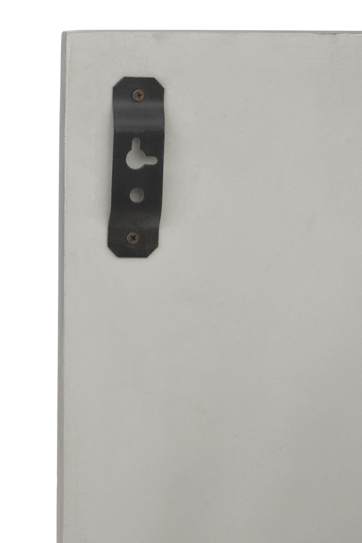Suar Wall Mirror with Natural Wood Frame