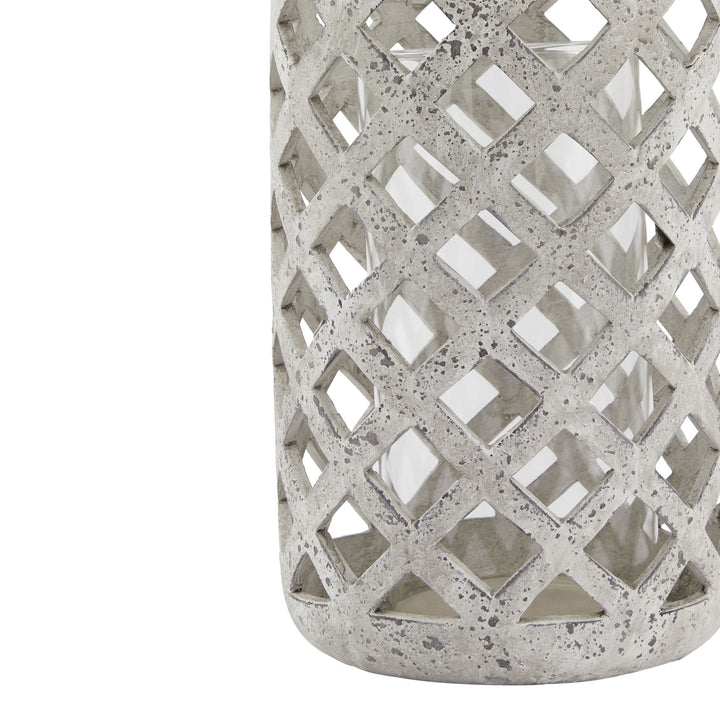 Large-Grey-Stone-Effect-Hurricane-Lantern