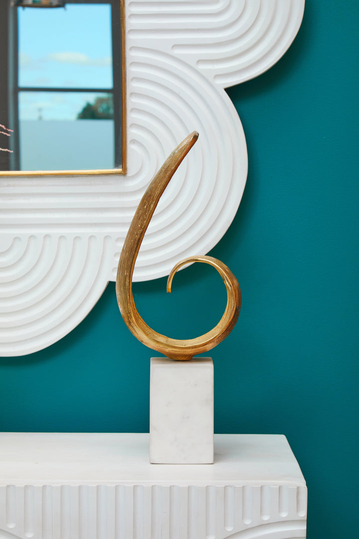 Saras Wall Mirror with Decorative Detailing