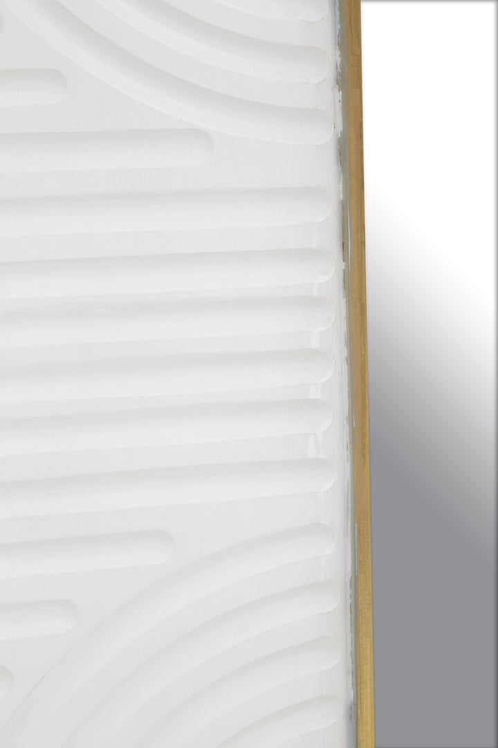 Saras Wall Mirror with Decorative Detailing