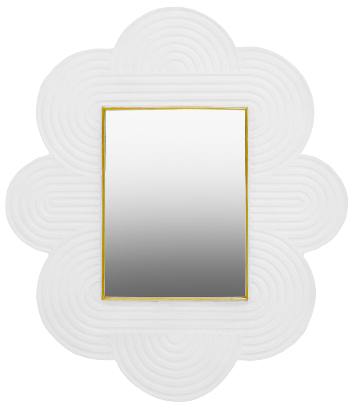 Saras Wall Mirror with Decorative Detailing