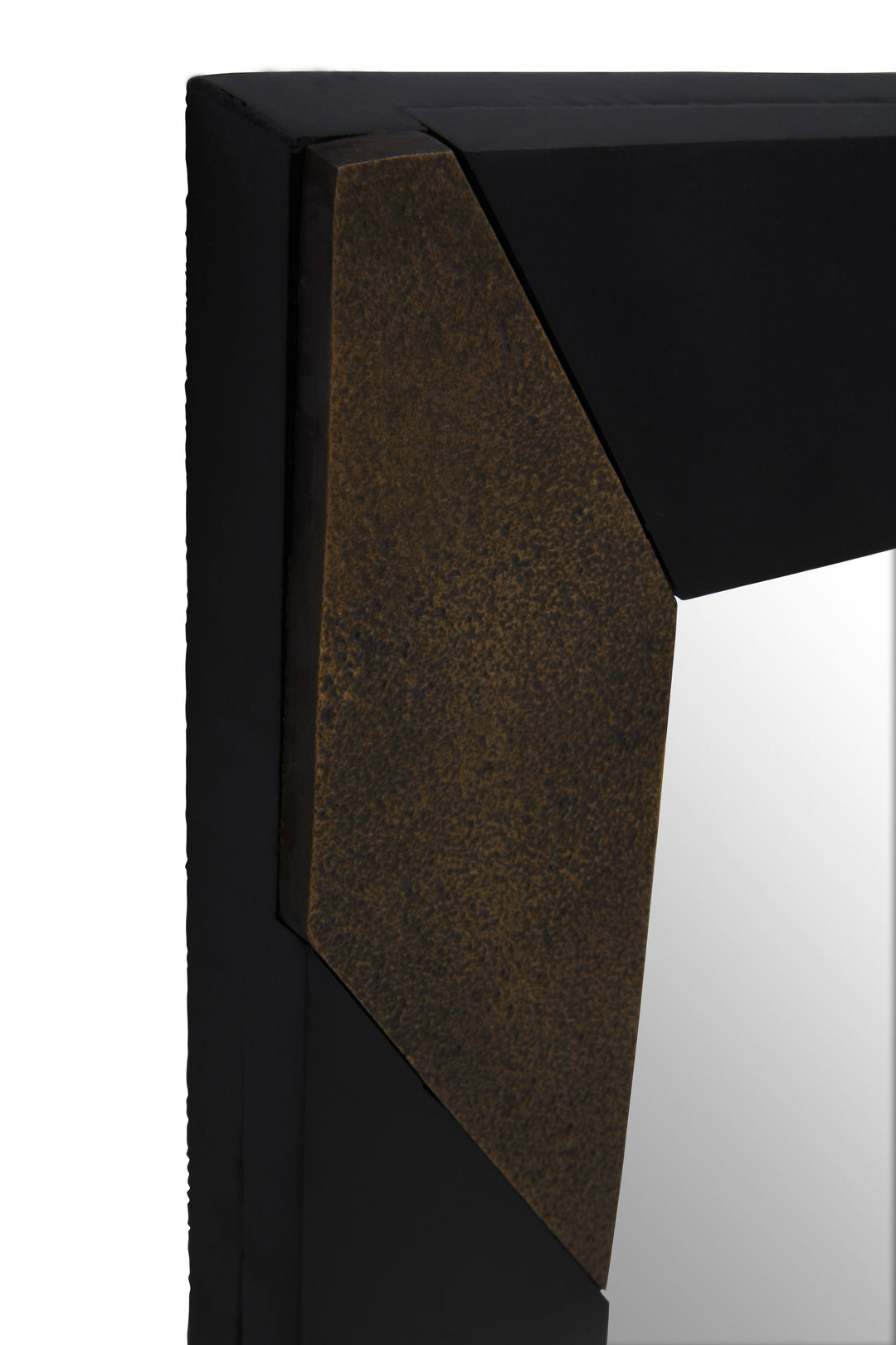 Aris Black & Gold Wall Mirror
