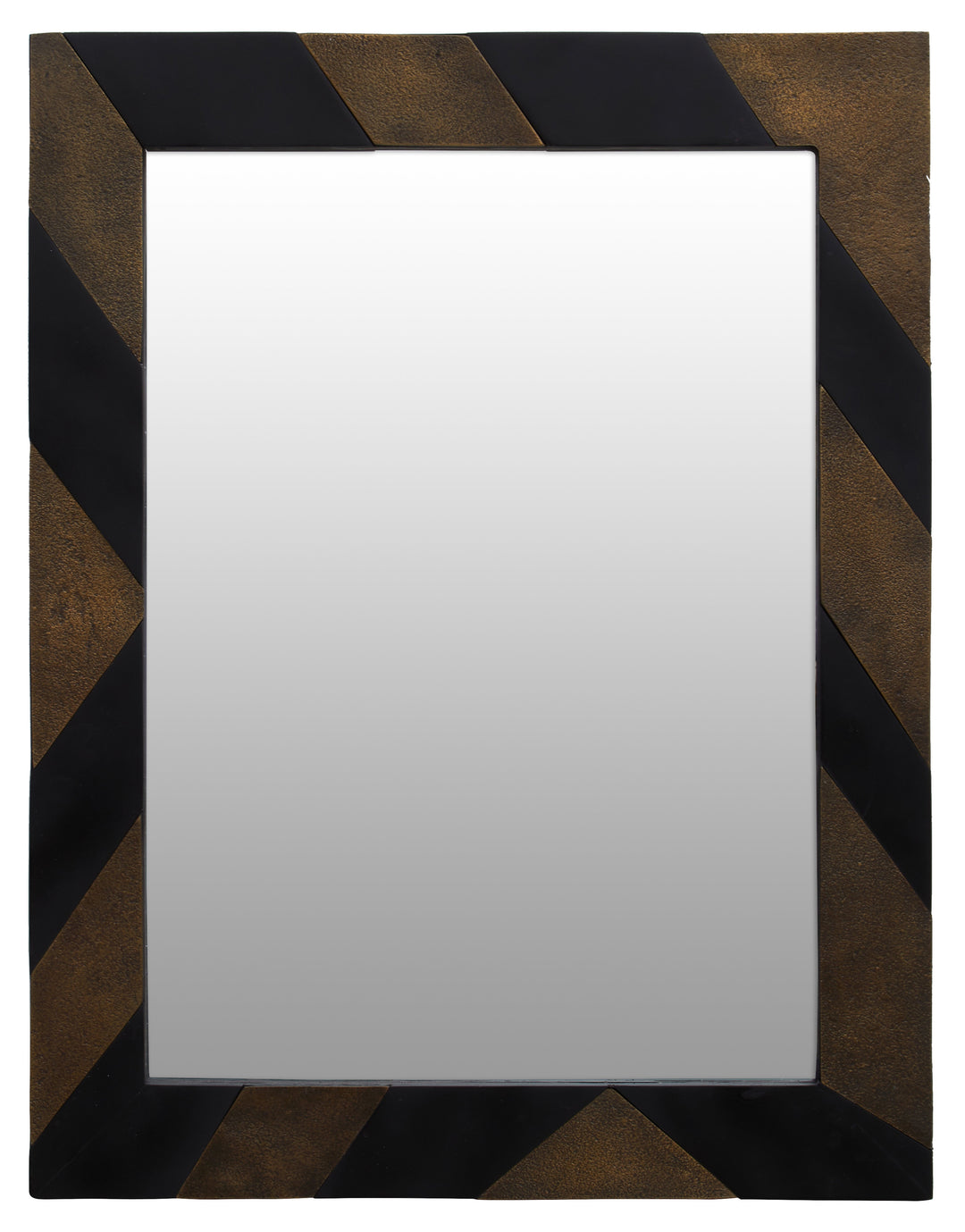 Aris Black & Gold Wall Mirror