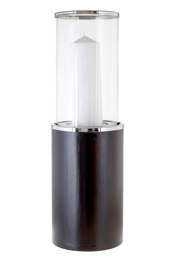 Hampstead Medium Hurricane Candle Holder in Glass