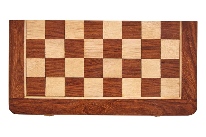 Churchill Brown Wood Magnetic Chess Set