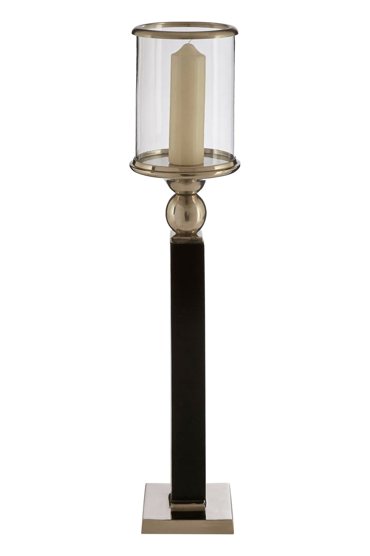Kensington Townhouse Candle Holder – Small, in Black Finish
