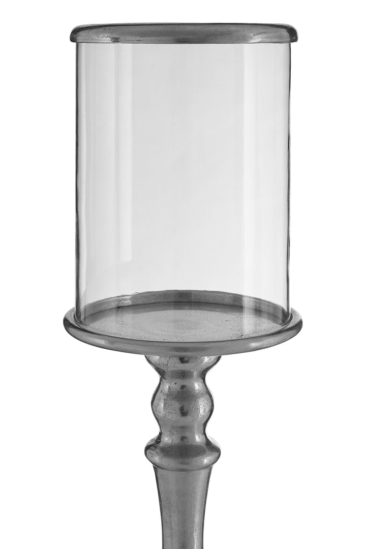 Kensington Townhouse Candle Holder – Small, in Nickel Finish