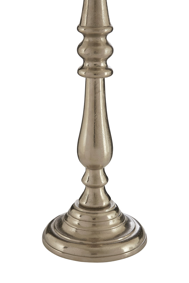 Kensington Townhouse Candle Holder – Small, in Nickel Finish