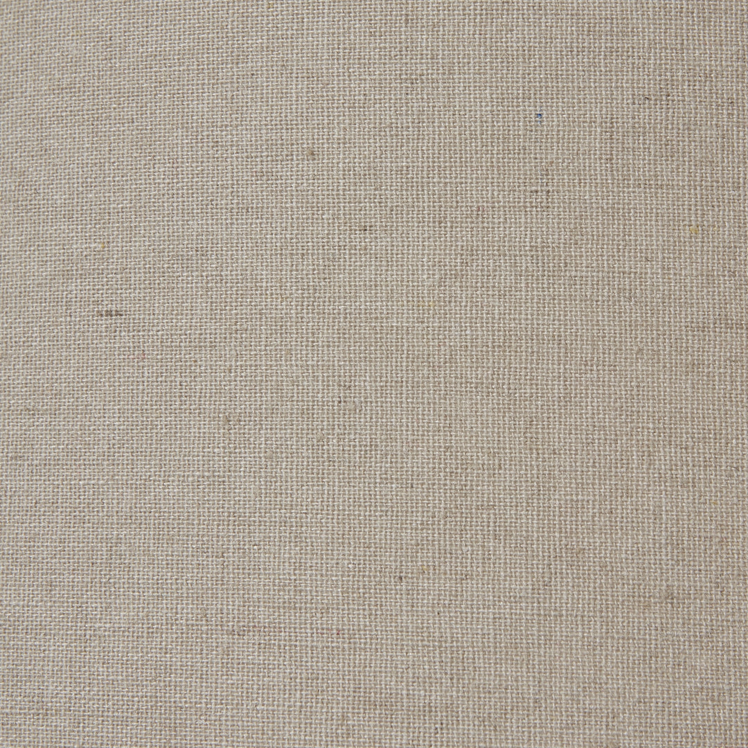 Textured & Timeless: White Beaded Ceramic Lamp & Linen Shade