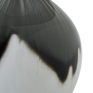 Grey Shadows Modern Table Lamp with Linen Shade