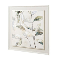 Dolce Dapple Leaf Framed Canvas Painting