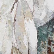 Dolce Mottle Leaf Framed Canvas Painting