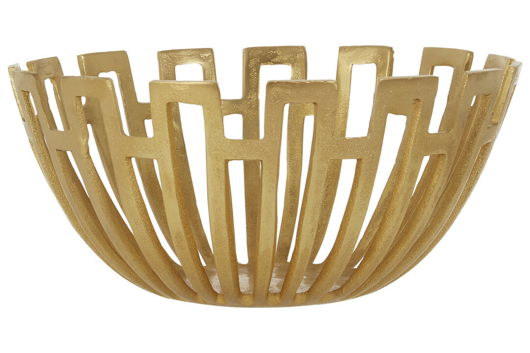 Shore Decorative Bowl – Gold Finish (Large)