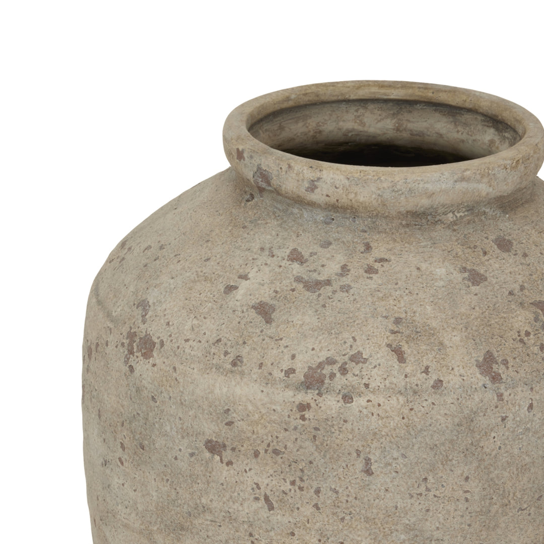 Deruta Large Mottled Finish Vase