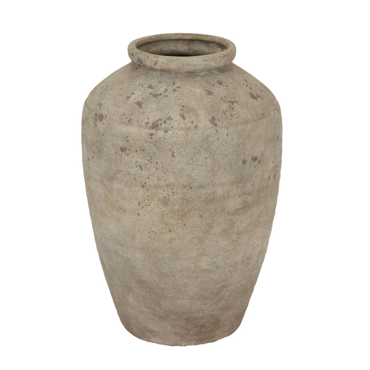 Deruta Large Mottled Finish Vase