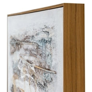 Ethereal Hand-Painted Canvas Wall Art in Frame