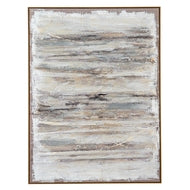 Breeze Hand-Painted Canvas Wall Art in Frame