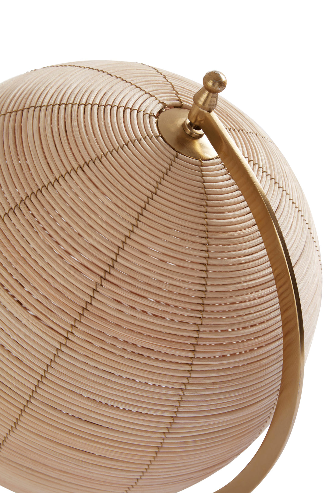 Malacca Globe Pendant in Large Woven Rattan
