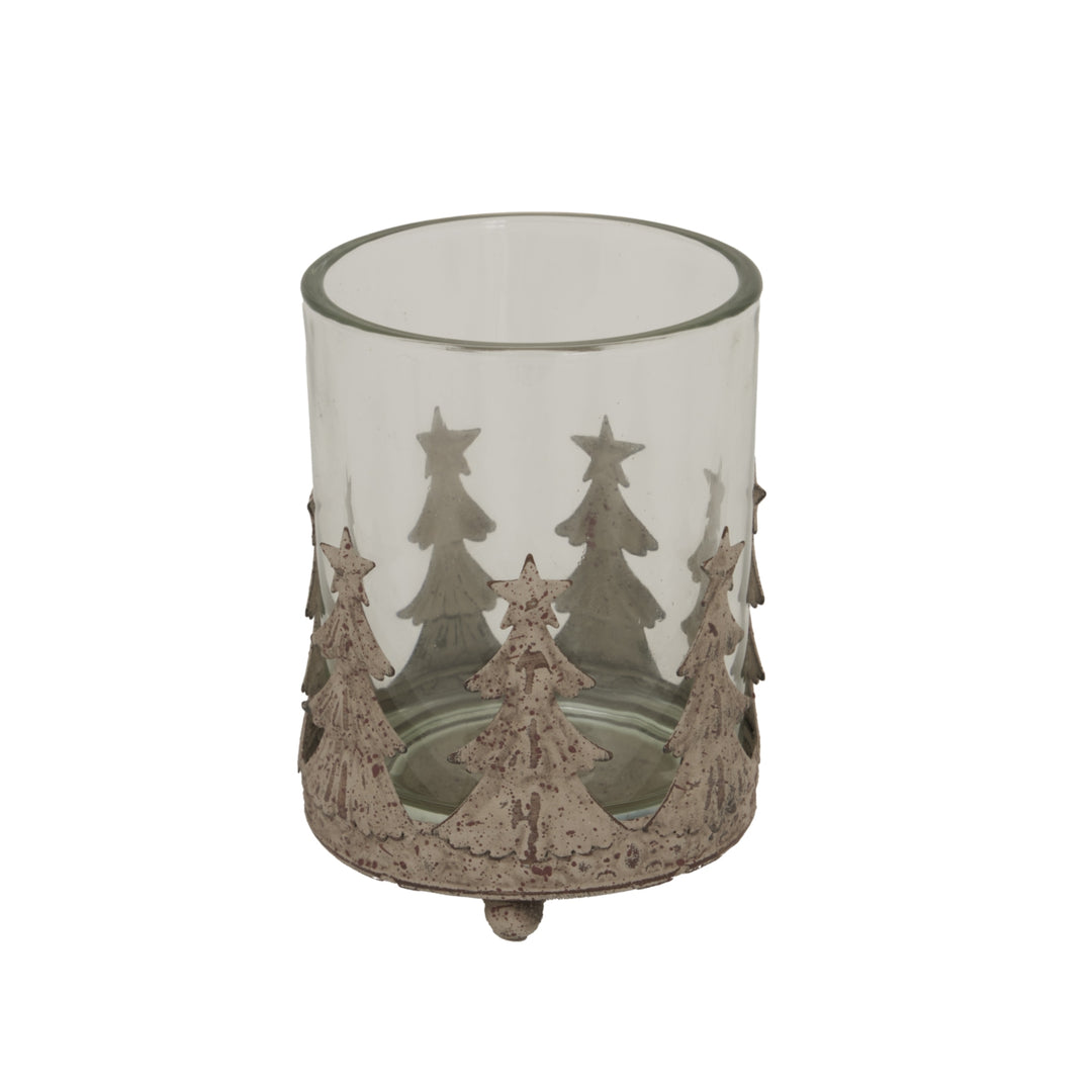 Large-Rustic-Glass-Candle-Holder