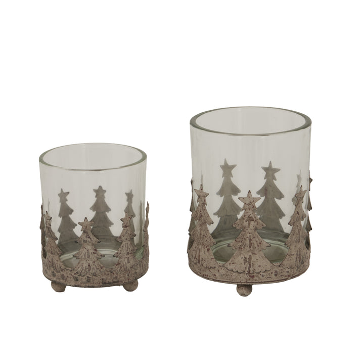 Large-Rustic-Glass-Candle-Holder
