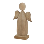 Rustic Wooden Angel Figurine