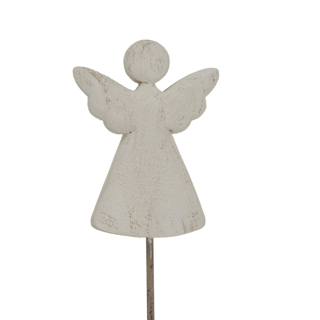 Whitewashed-Rustic-Angel-On-Stand