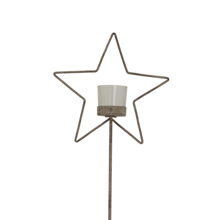 Natural-Rustic-Star-On-Wood-Stand-With-Glass-Votive