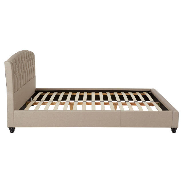 Rutherford Bed – Beige (King)