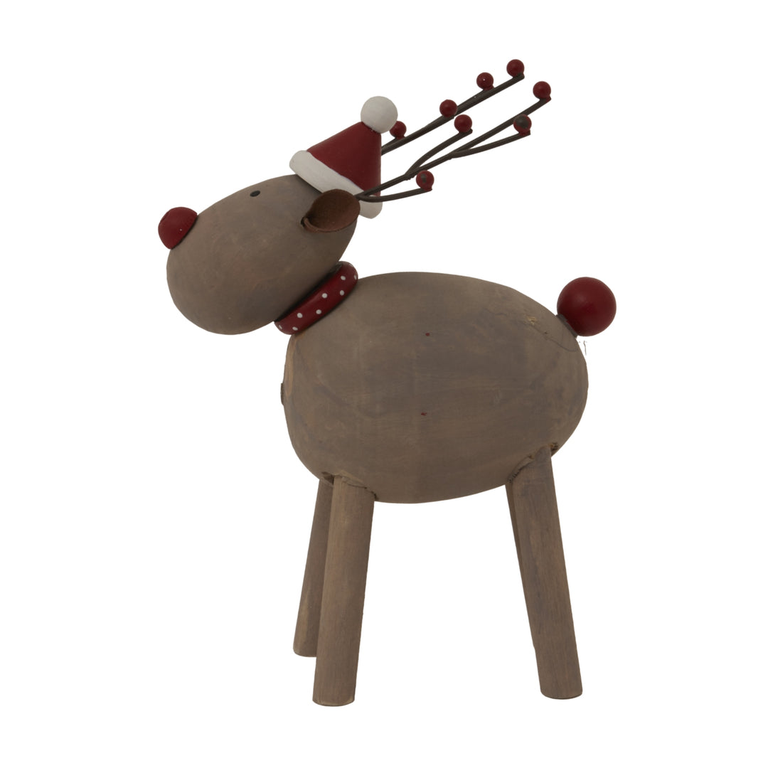 Large-Rustic-Rudolf-With-Hat