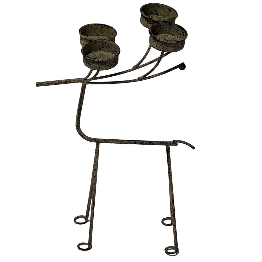 Medium-Rustic-Metal-Reindeer-On-Stand