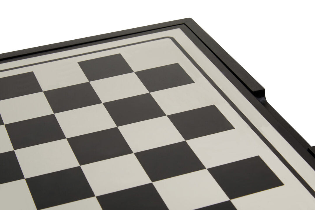 Stanhope Games Chess Set – Black & Silver