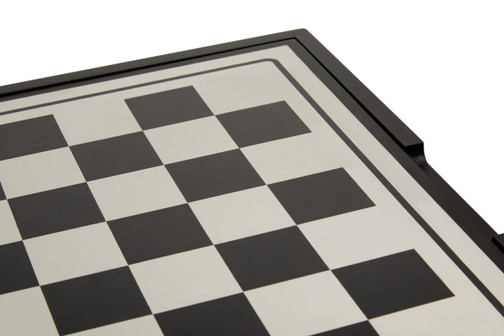 Stanhope Games Chess Set – Black & Silver