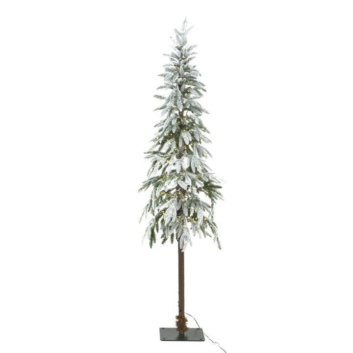 Grand Snowy Woodland Fir Pre-Lit Christmas Tree – 350 LED Lights